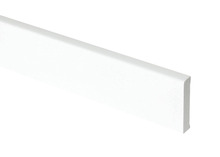 Sockel PVC Vit 57 x 12 mm - 3 m Hornbaek